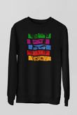 Cowboy Bebop Baskılı Unisex Siyah Sweatshirt