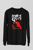 Cowboy Bebop Baskılı Unisex Siyah Sweatshirt