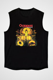 Cozy Powell Baskılı Unisex Siyah Kolsuz Tişört