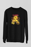Cozy Powell Baskılı Unisex Siyah Sweatshirt