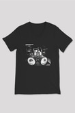 Cozy Powell Siyah Unisex V Yaka Tişört T-Shirt