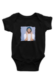Craig David Baskılı Unisex Siyah Bebek Body - Zıbın