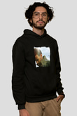 Craig David Baskılı Unisex Siyah Hoodie