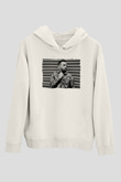 Craig David Beyaz Unisex Kapüşonlu Sweatshirt