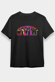Cream Baskılı Unisex Siyah Tişört - Tshirt