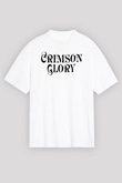 Crimson Glory Beyaz Unisex Oversize Tişört T-Shirt
