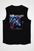 Crimson Glory Siyah Unisex Kolsuz Tişört