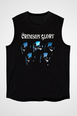 Crimson Glory Siyah Unisex Kolsuz Tişört