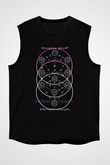 Crimson Glory Siyah Unisex Kolsuz Tişört