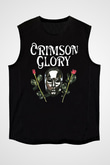 Crimson Glory Siyah Unisex Kolsuz Tişört