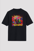 Crimson Glory Siyah Unisex Oversize Tişört T-Shirt