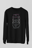 Crimson Glory Siyah Unisex Sweatshirt