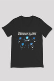 Crimson Glory Siyah Unisex V Yaka Tişört