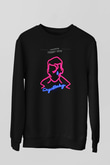 Cry-Baby Siyah Unisex Sweatshirt
