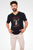 Cry-Baby Siyah Unisex  V Yaka Tişört