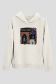 Crystal Castles Baskılı Unisex Beyaz Hoodie