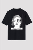 Crystal Castles Siyah Unisex Oversize Tişört T-Shirt