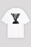 Crystal Lake Baskılı Beyaz Unisex Oversize Tişört - Tshirt