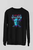 Crystal Lake Baskılı Unisex Siyah Sweatshirt