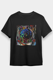 Cure Baskılı Unisex Siyah Tişört