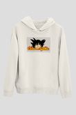 Curious George Beyaz Unisex Hoodie