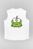 Cut the Rope Beyaz Unisex Kolsuz Tişört