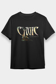 Cynic Baskılı Unisex Siyah Tişört