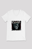 Cypress Hill Baskılı Beyaz V Yaka Unisex Tişört