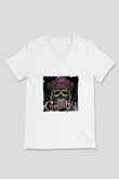 Cypress Hill Baskılı Beyaz V Yaka Unisex Tişört