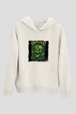 Cypress Hill Baskılı Unisex Beyaz Kapüşonlu Sweatshirt