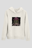 Cypress Hill Baskılı Unisex Beyaz Kapüşonlu Sweatshirt