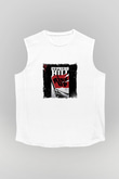 Cypress Hill Baskılı Unisex Beyaz Kolsuz Tişört