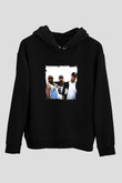 Cypress Hill Baskılı Unisex Siyah Hoodie