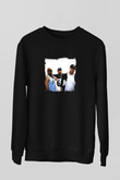Cypress Hill Baskılı Unisex Siyah Sweatshirt
