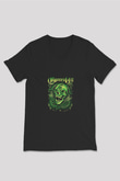 Cypress Hill Baskılı Unisex Siyah V Yaka Tişört