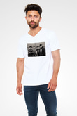 Cypress Hill Beyaz Unisex V Yaka Tişört