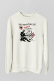D.R.I Beyaz Unisex Sweatshirt