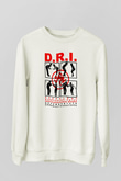 D.R.I Beyaz Unisex Sweatshirt