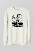 D.R.I Beyaz Unisex Sweatshirt