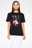 D.R.I Siyah Unisex Tişört T-Shirt - TişörtFabrikası
