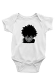 Dabi Baskılı Beyaz Unisex Bebek Body - Zıbın