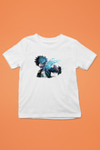 Dabi Baskılı Beyaz Unisex Beyaz Çocuk Tişört - Tshirt