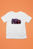 Dabi Baskılı Beyaz Unisex Beyaz Çocuk Tişört - Tshirt