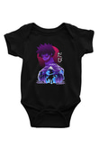 Dabi Baskılı Unisex Siyah Bebek Body - Zıbın