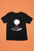 Dabi Baskılı Unisex Siyah Çocuk Tişört - Tshirt