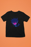 Dabi Baskılı Unisex Siyah Çocuk Tişört - Tshirt