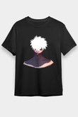 Dabi Baskılı Unisex Siyah Tişört - Tshirt
