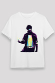 Dabi Unisex Baskılı Beyaz Tişört - Tshirt