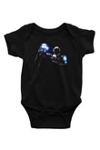 Daft Punk Baskılı Siyah Bebek Body - Zıbın