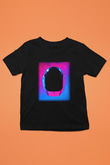 Daft Punk Baskılı Siyah Unisex Çocuk Tişört